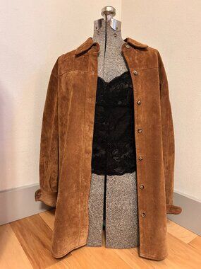 Charter Club, Suede (100% Leather) Jacket